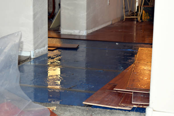 Professional Flood Cleanup technician working in Bloomsbury, NJ